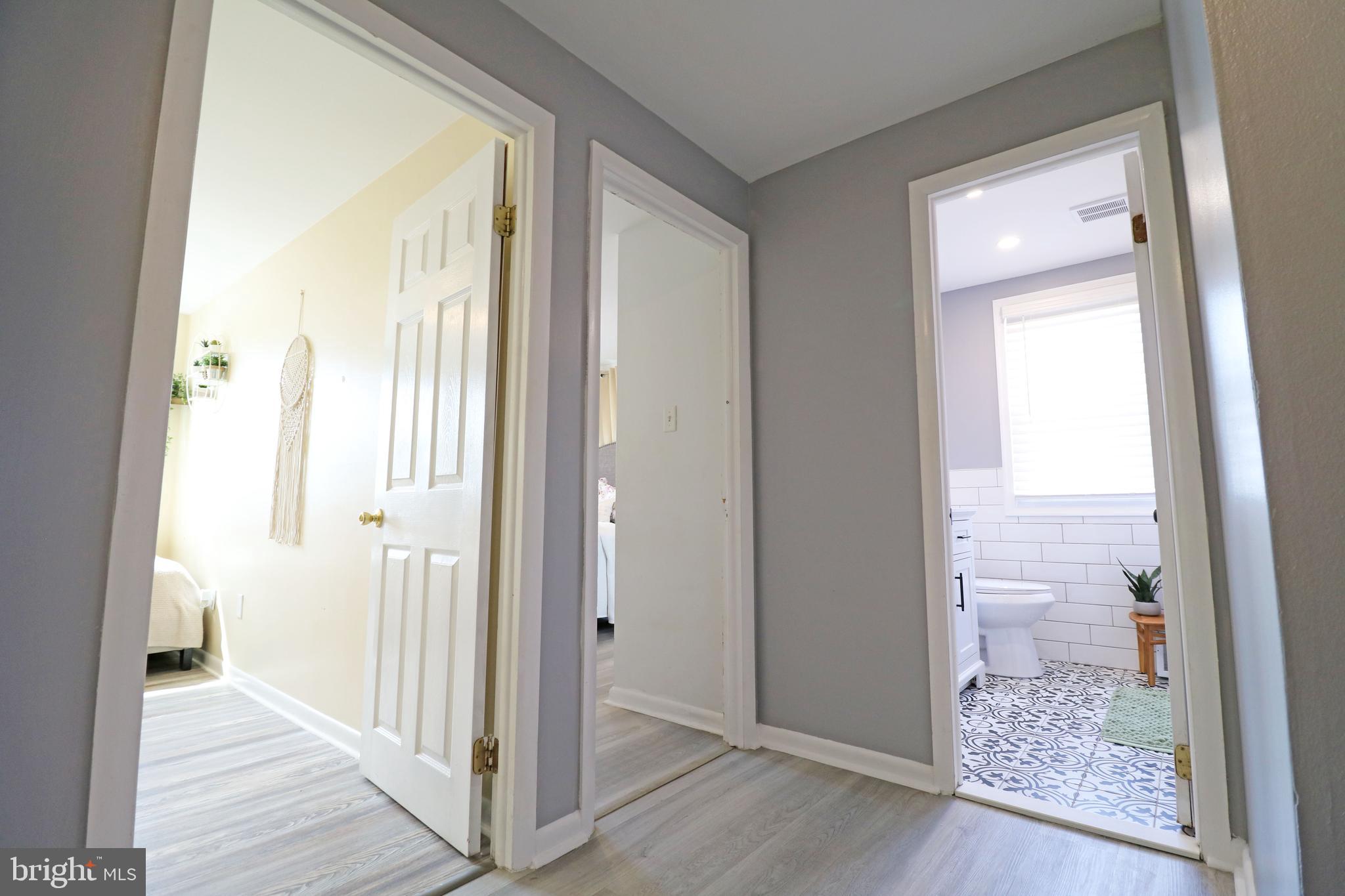 212 Riverview Avenue Ridley Park, PA 19078 - Photo 19 of 45 a view of a bathroom from a hallway