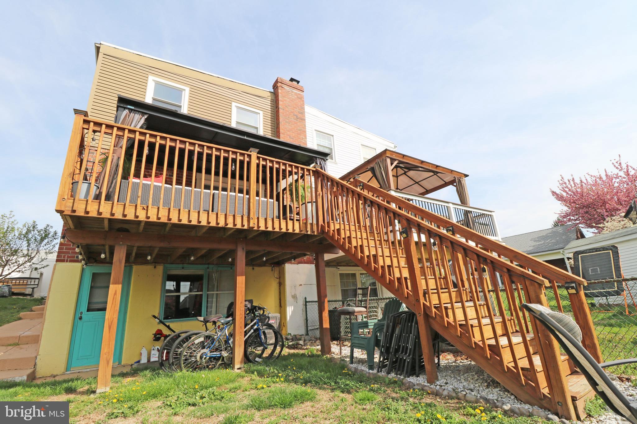 212 Riverview Avenue Ridley Park, PA 19078 - Photo 42 of 45 a view of a house with backyard and deck