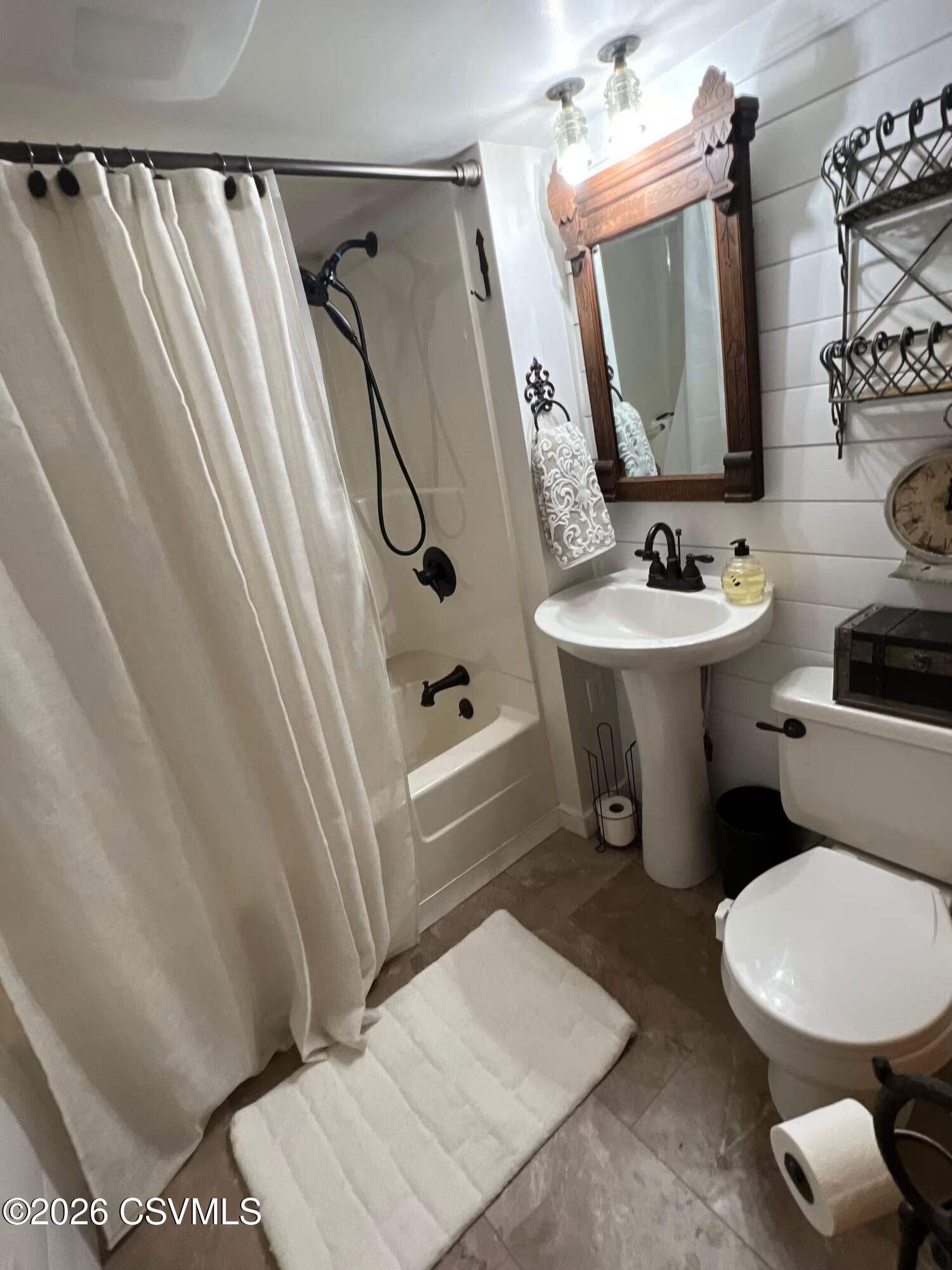 44 Mountain Road Catawissa, PA 17820 - Photo 15 of 21 a bathroom with a toilet sink and mirror