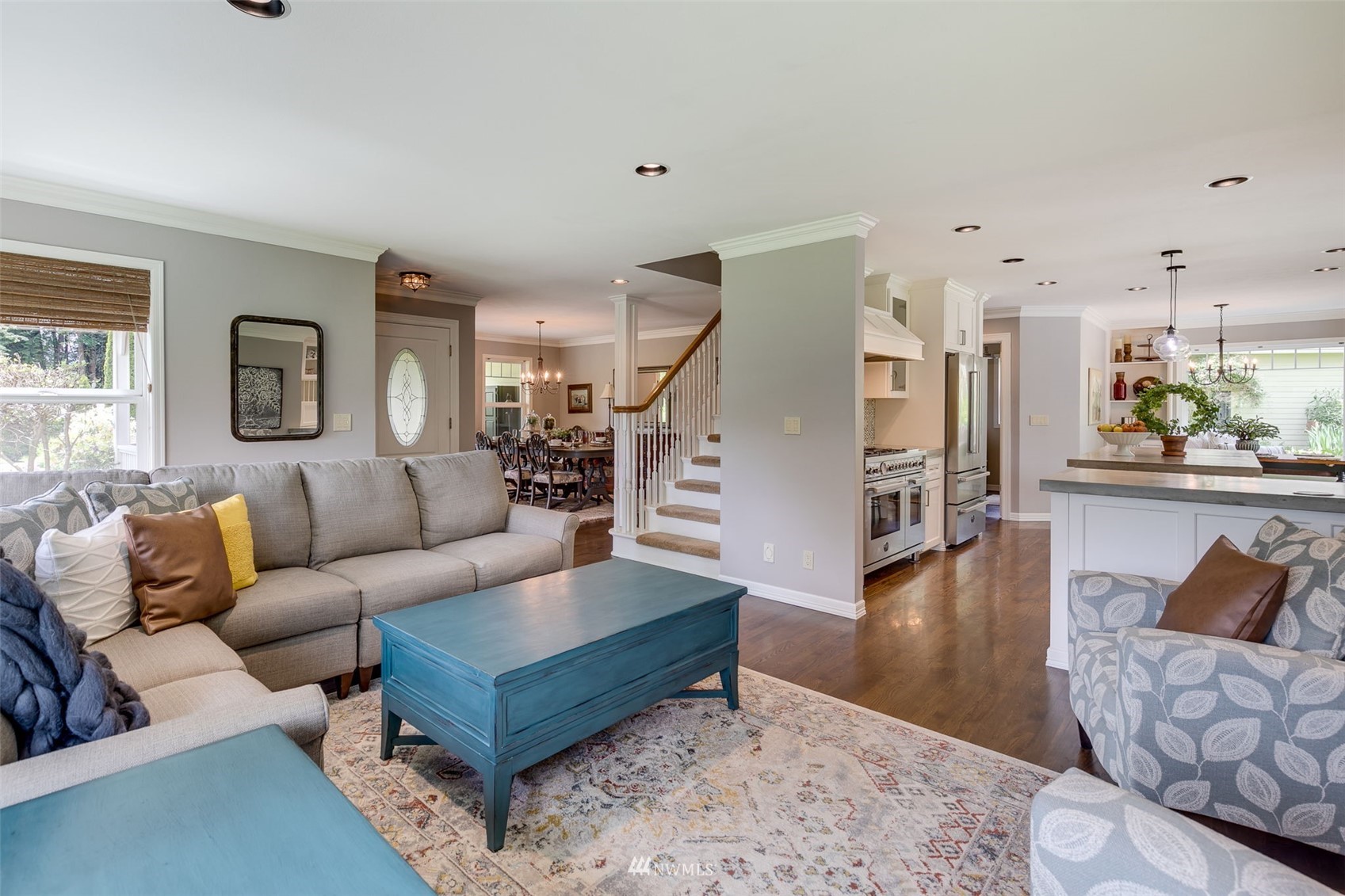 14919 Westwick Road Snohomish, WA 98290 - Photo 8 of 37 a living room with furniture and wooden floor