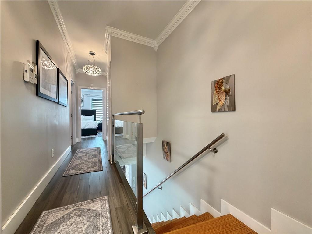 463 82nd Street Brooklyn, NY 11209 - Photo 15 of 16 a view of a hallway view with staircase