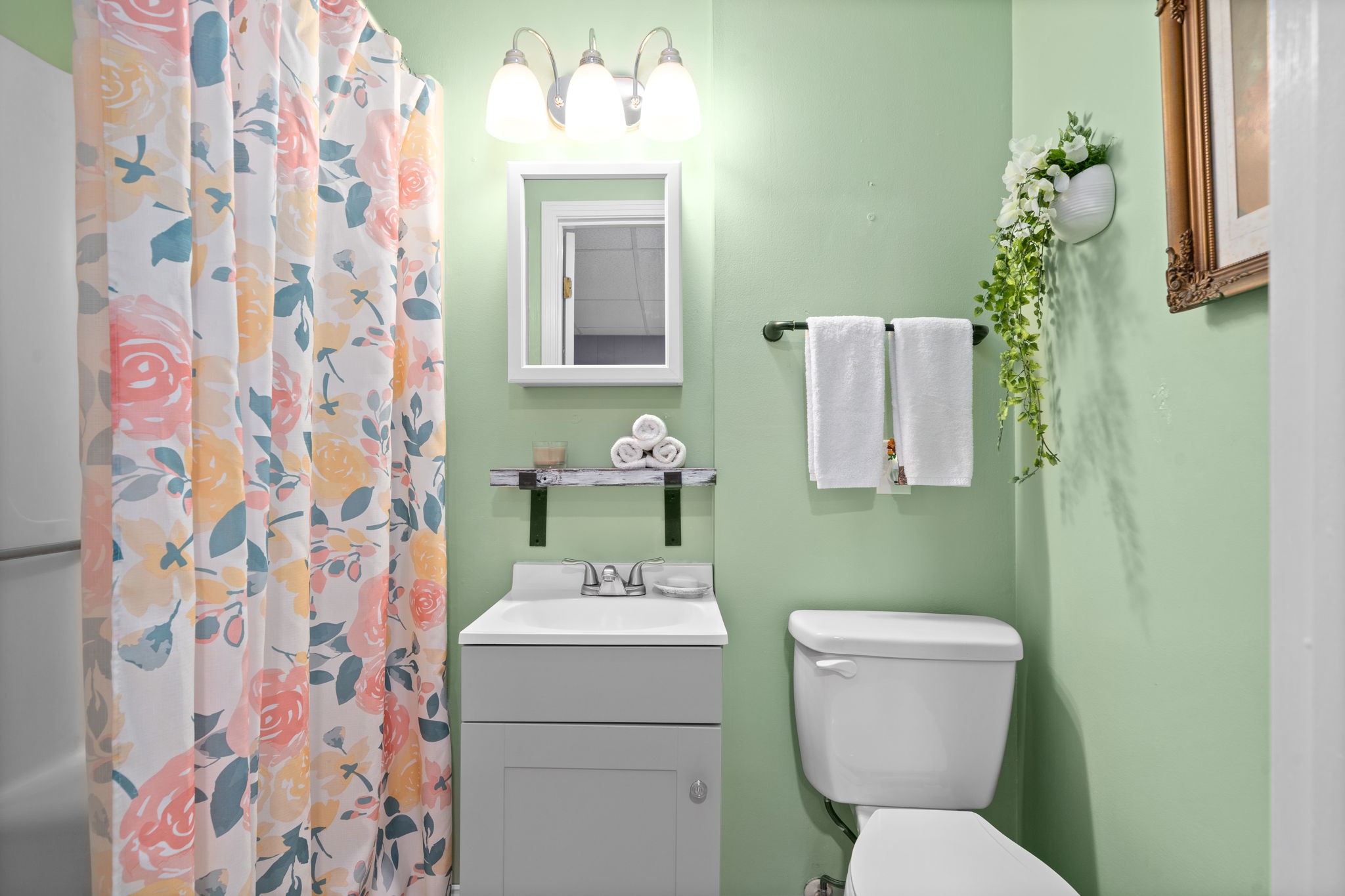 1040 Sensing Road Charlotte, TN 37036 - Photo 39 of 41 a bathroom with a toilet sink and mirror