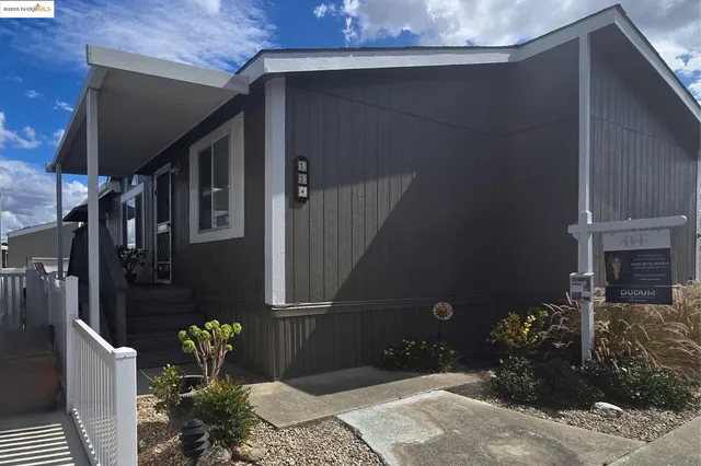 a front view of house