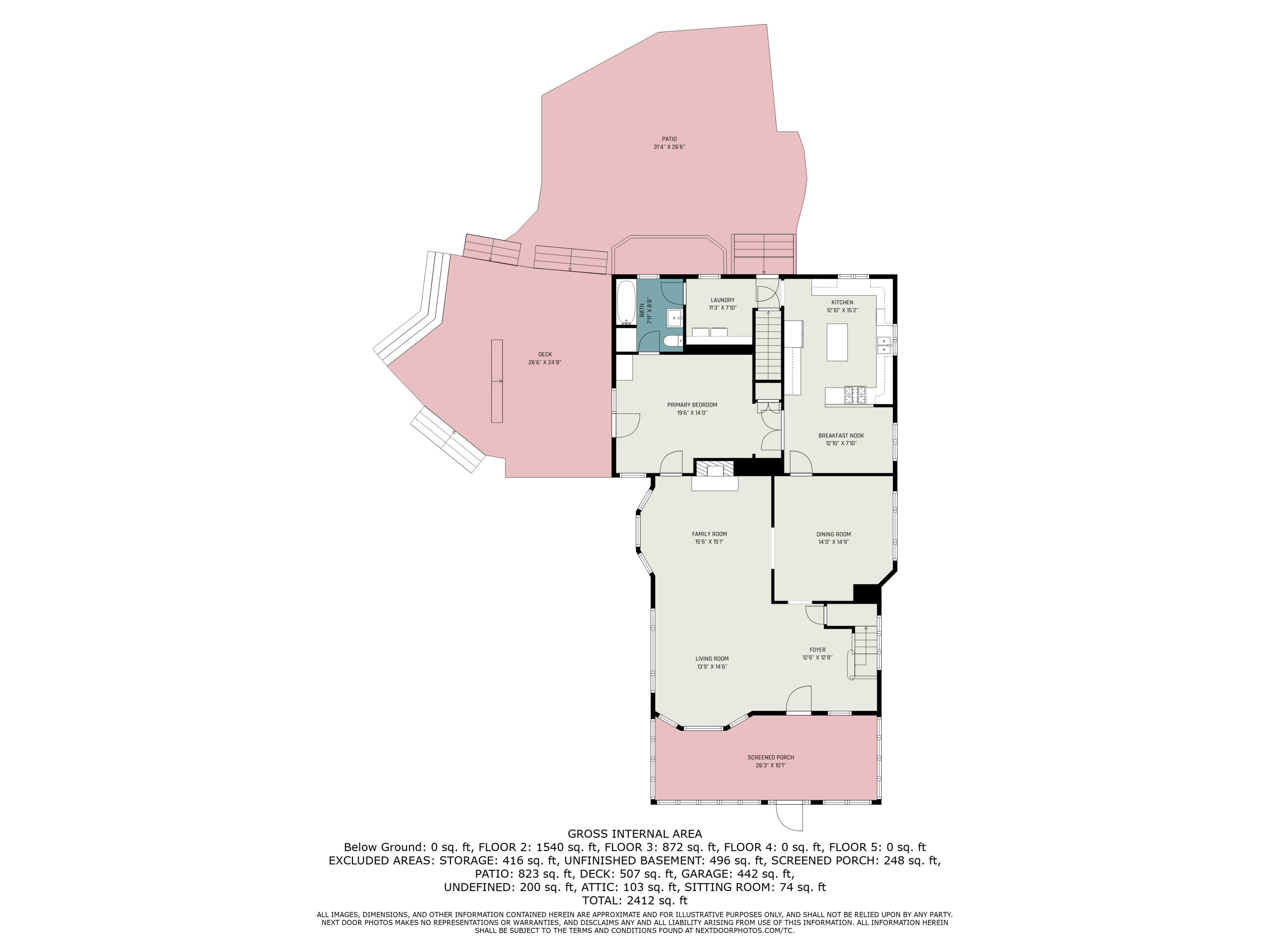 318 East Street Three Rivers, MI 49093 - Photo 42 of 44 main floor plan