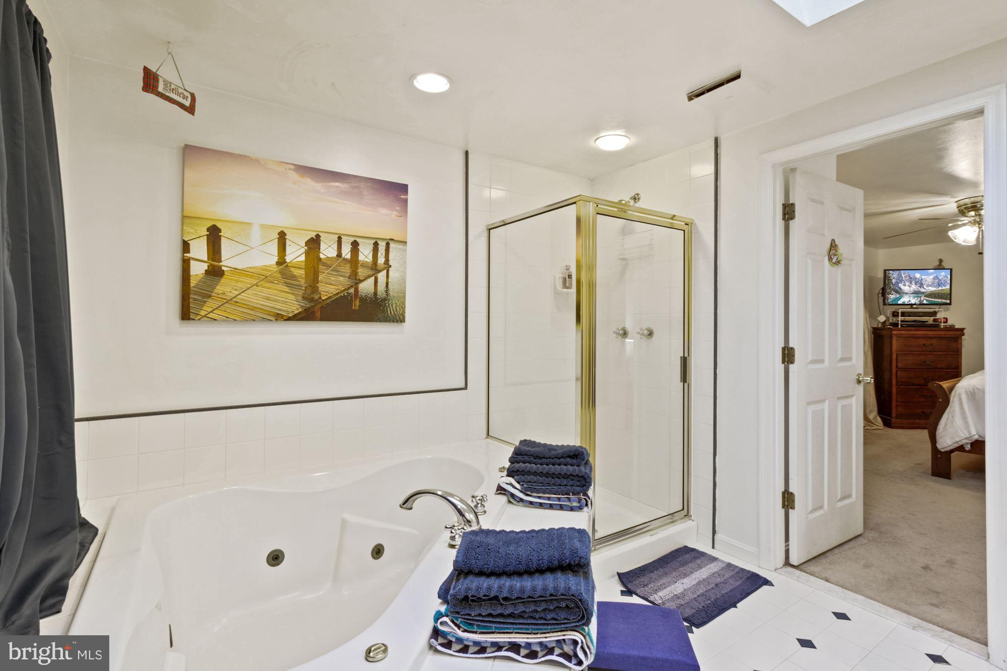 10212 Snowden Road Laurel, MD 20708 - Photo 24 of 43 Primary Bath w/Jetted Garden Tub & Walk-In Shower