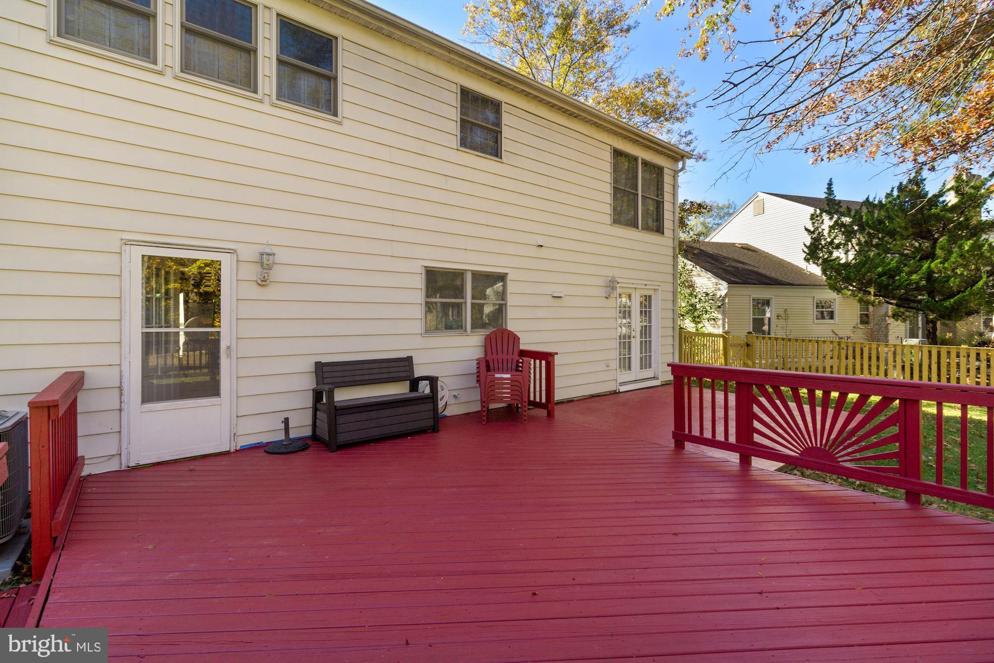 10212 Snowden Road Laurel, MD 20708 - Photo 36 of 43 Freshly Painted & Sealed Rear Deck