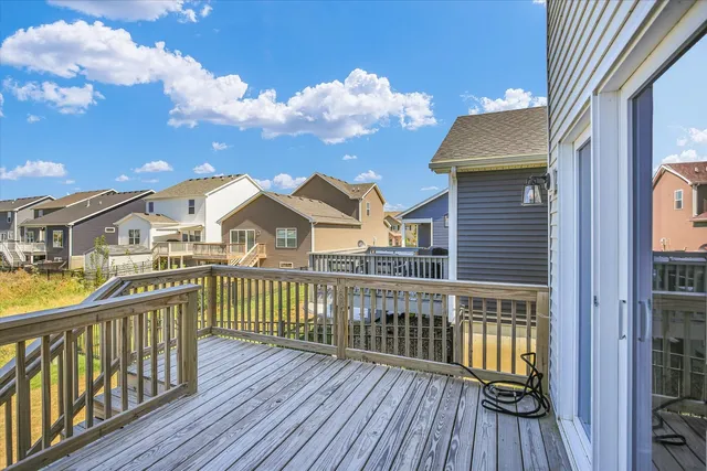 a view of a city from a balcony