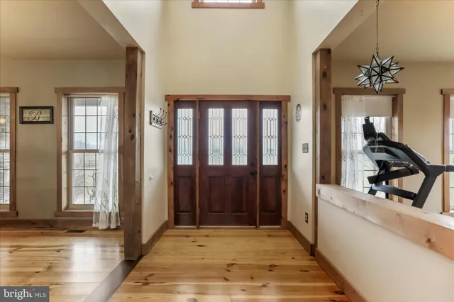 a view of a workspace with a window