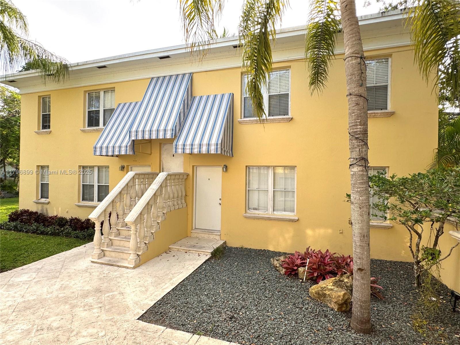 a view of a house with a patio