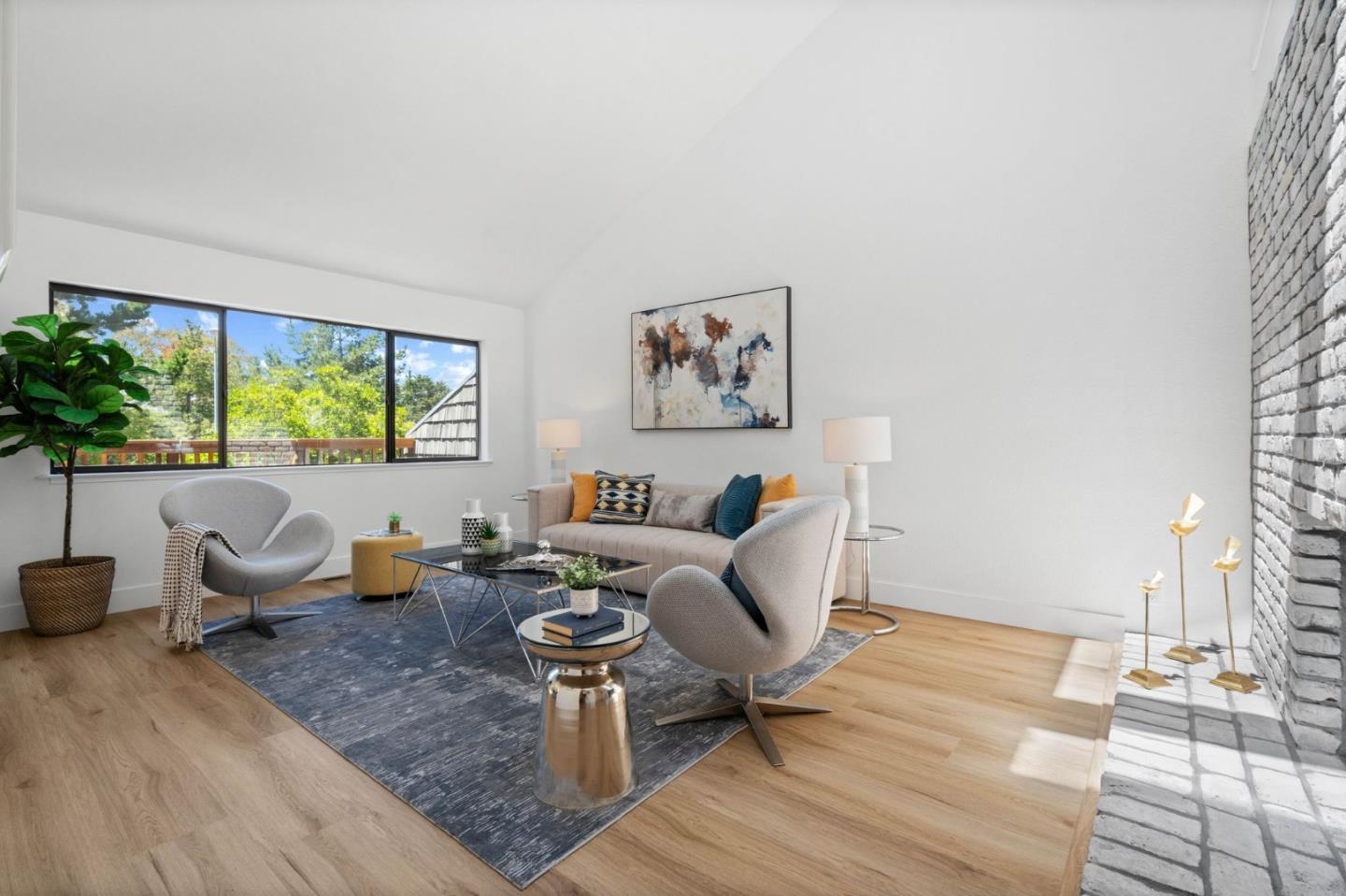 603 Sharp Park Road Pacifica, CA 94044 - Photo 4 of 27 a living room with furniture and a large window