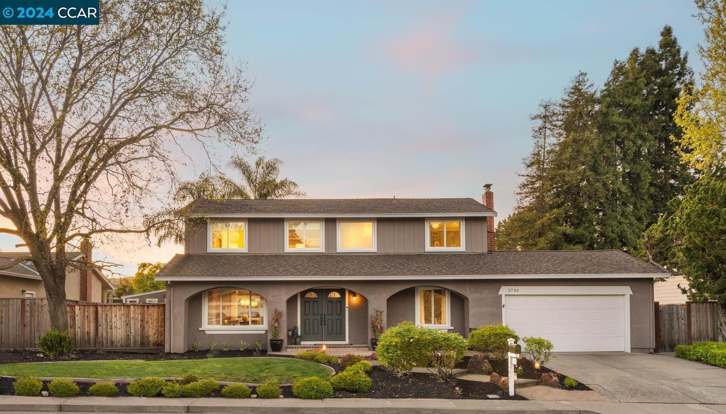 3746 Norris Canyon Road San Ramon, CA 94583 - Photo 1 of 1 a front view of a house with garden