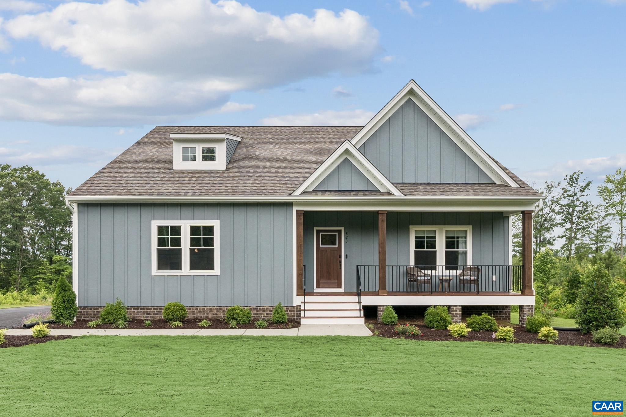 Tbd Albevanna Spring Road, Unit LOT 4 Scottsville, VA 24590 - Photo 1 of 32 The photo is of a Farmhouse Elevation with a side-load garage - optional. More elevations can be viewed with these photos.