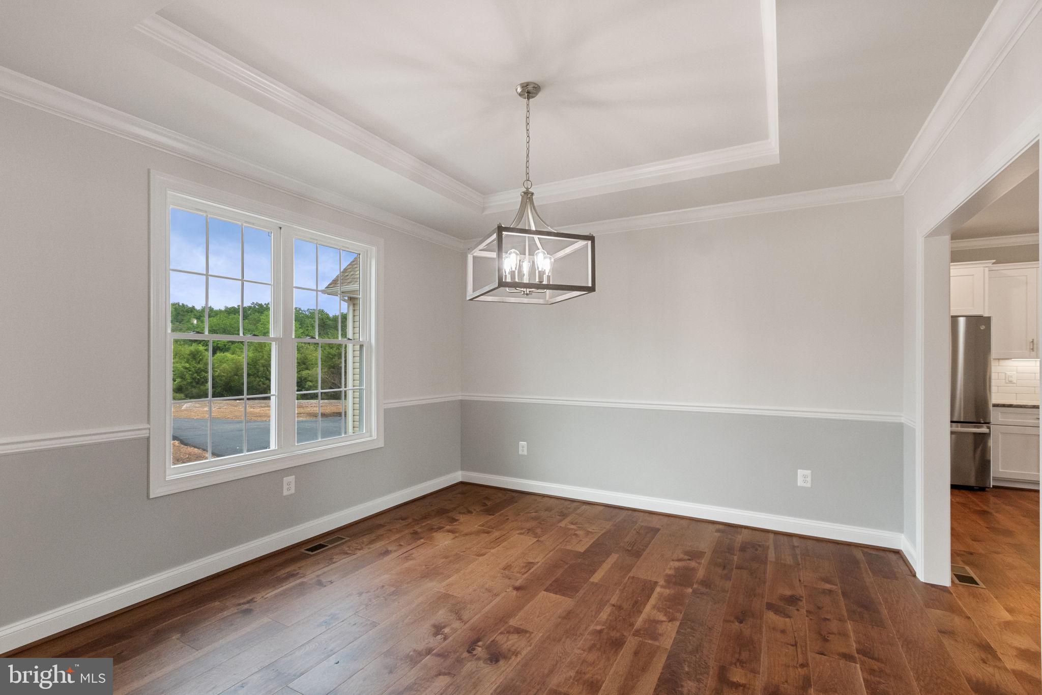2012 Dozer Lane Catlett, VA 20119 - Photo 19 of 92 Dining Room Tray Ceiling and Chair Rail Moldings