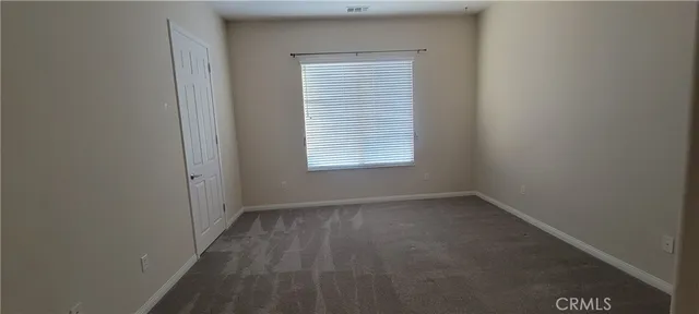 a close up view of closet