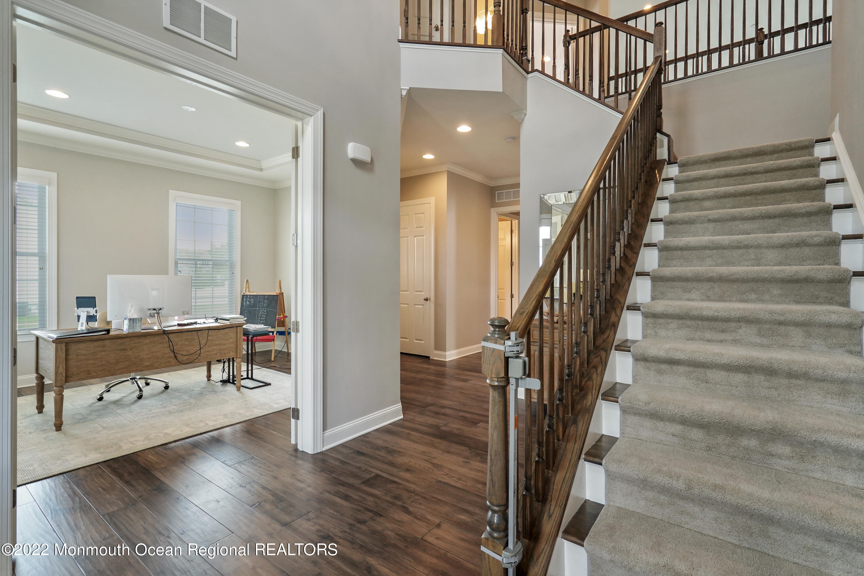 6 Runyon Road Middletown, NJ 07748 - Photo 5 of 37 a view of entryway and hall with wooden floor