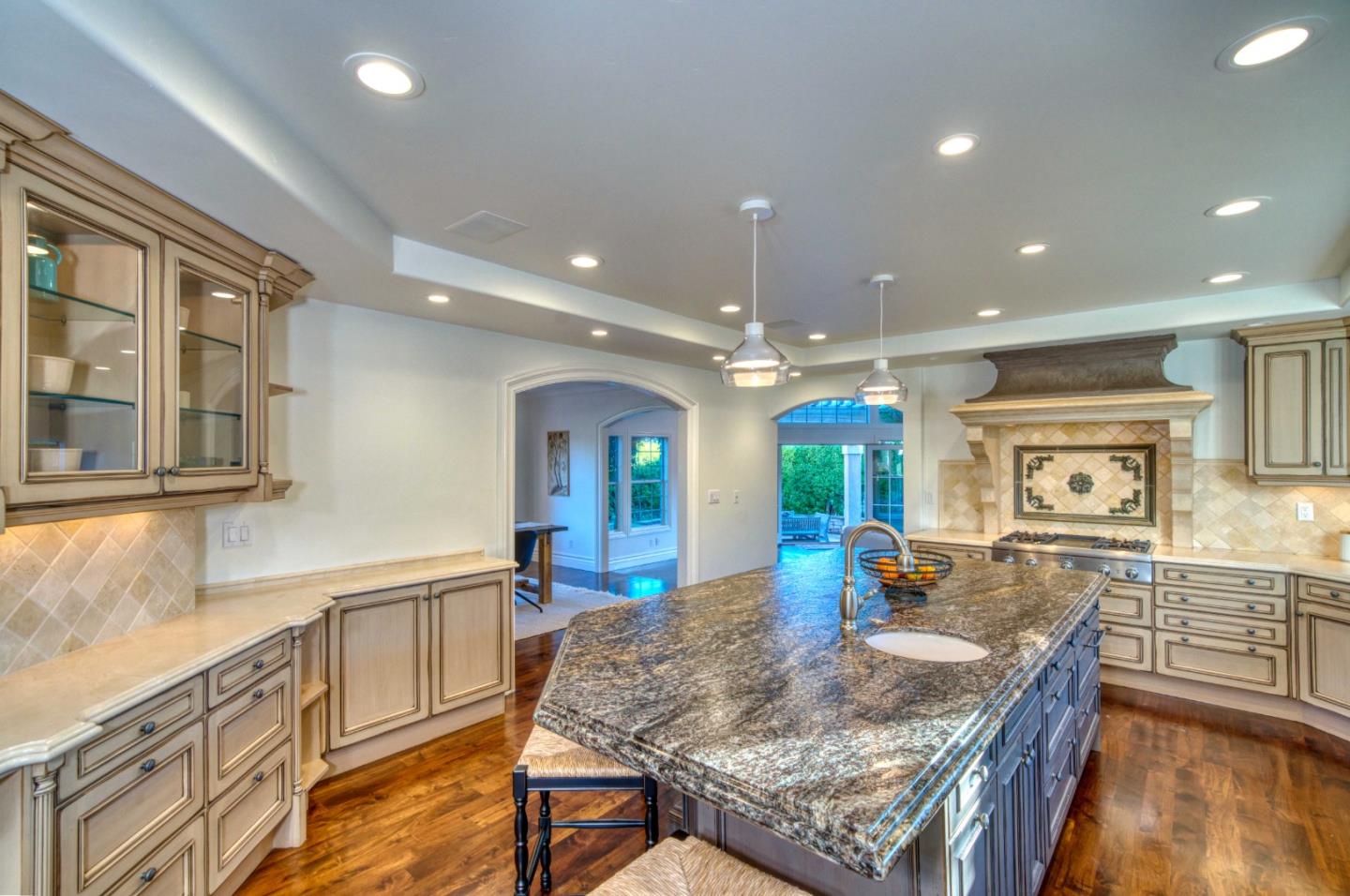 400 Seaview Drive Aptos, CA 95003 - Photo 14 of 58 a kitchen with stainless steel appliances granite countertop a sink and cabinets