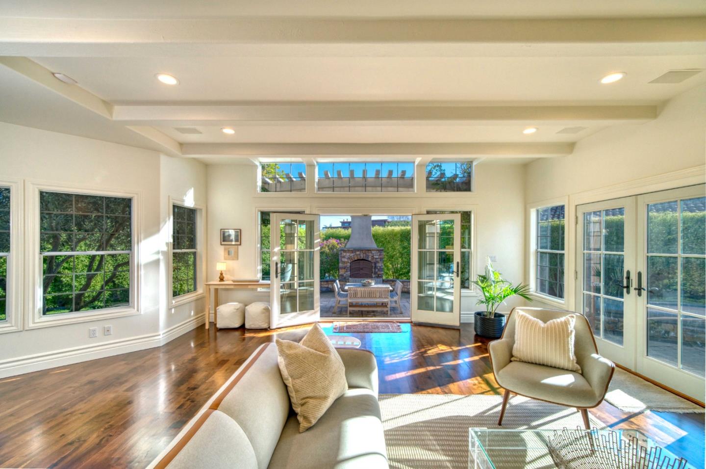 400 Seaview Drive Aptos, CA 95003 - Photo 17 of 58 a living room with furniture and floor to ceiling windows