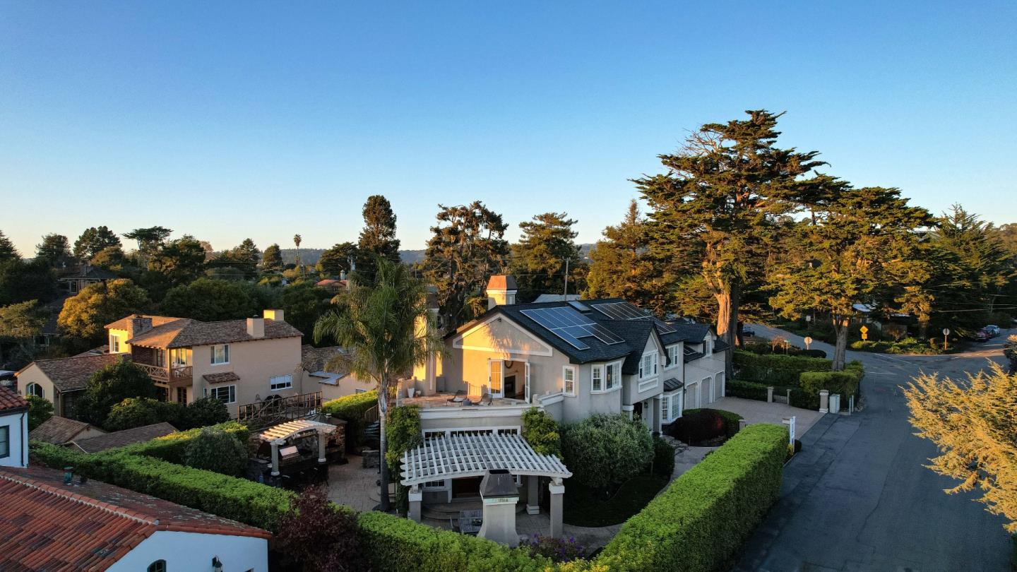 400 Seaview Drive Aptos, CA 95003 - Photo 3 of 58 an aerial view of a house with garden space and street view