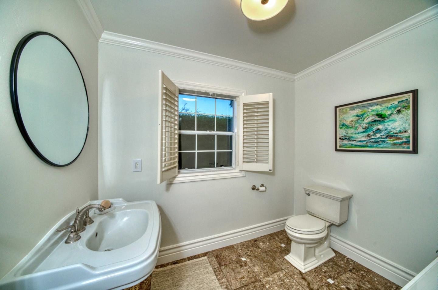 400 Seaview Drive Aptos, CA 95003 - Photo 48 of 58 a bathroom with a toilet sink and mirror
