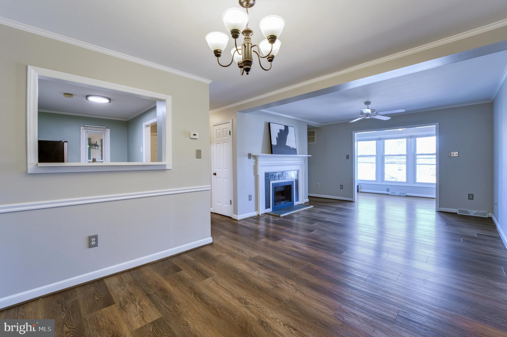 241 Loudoun Street Southwest, Unit F Leesburg, VA 20175 - Photo 12 of 32 Dining Room Flows Nicely into Living Room
