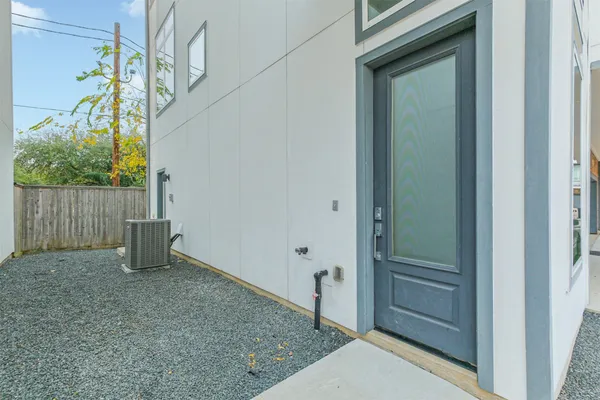 a view of an entrance to house