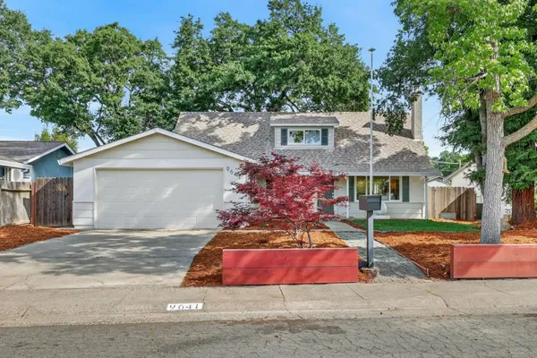 front view of house with yard