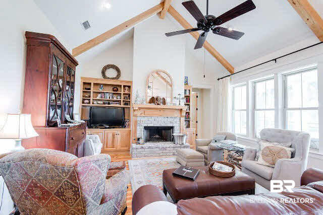 17623 Burwick Loop Fairhope, AL 36532 - Photo 9 of 45 Vaulted Ceilings with Exposed Beams