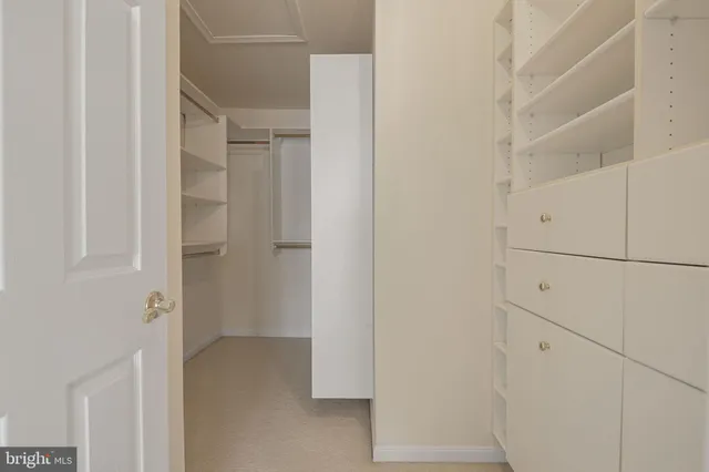 a view of closet