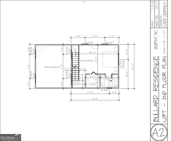 a black white and white photo of a floor plan