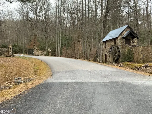 a view of a backyard of a house