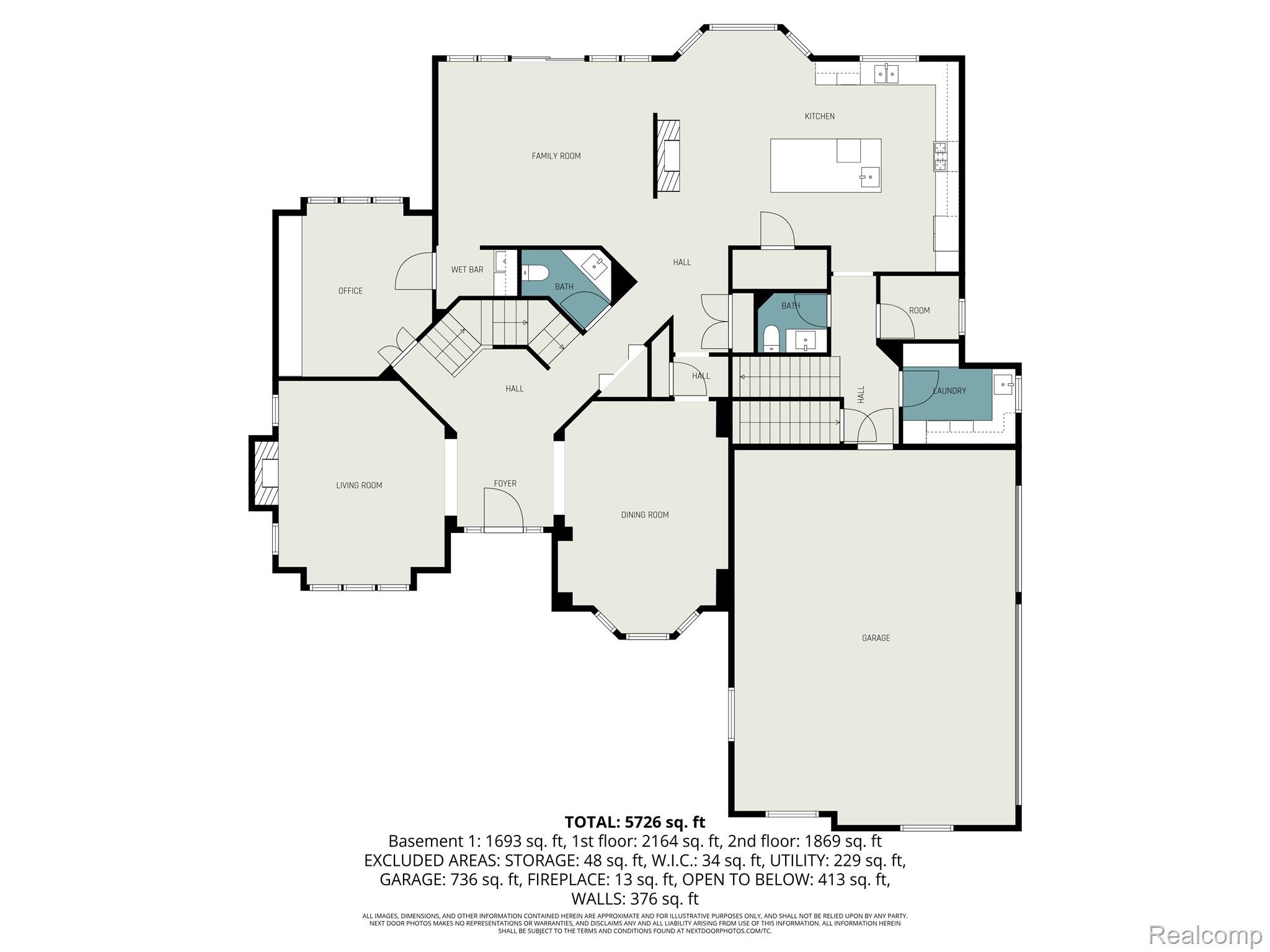4179 St Andrews Street Howell, MI 48843 - Photo 74 of 75 2nd floor floorplan