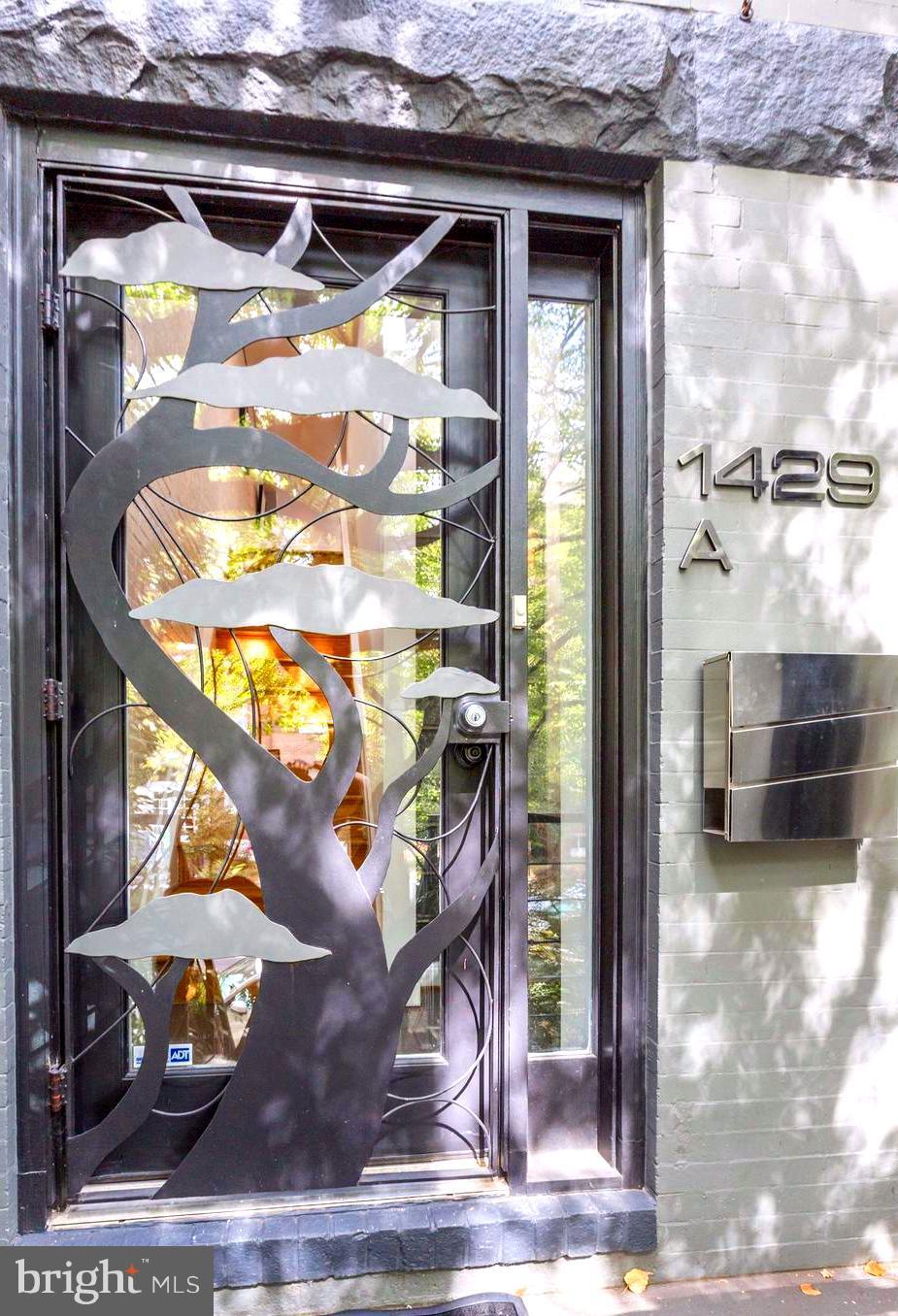 1429 R Street Northwest, Unit A Washington, DC 20009 - Photo 3 of 30 Custom Iron Gate