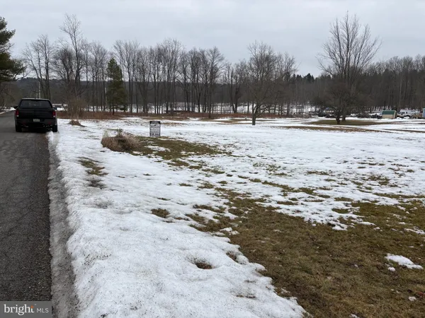 a view of road with trees