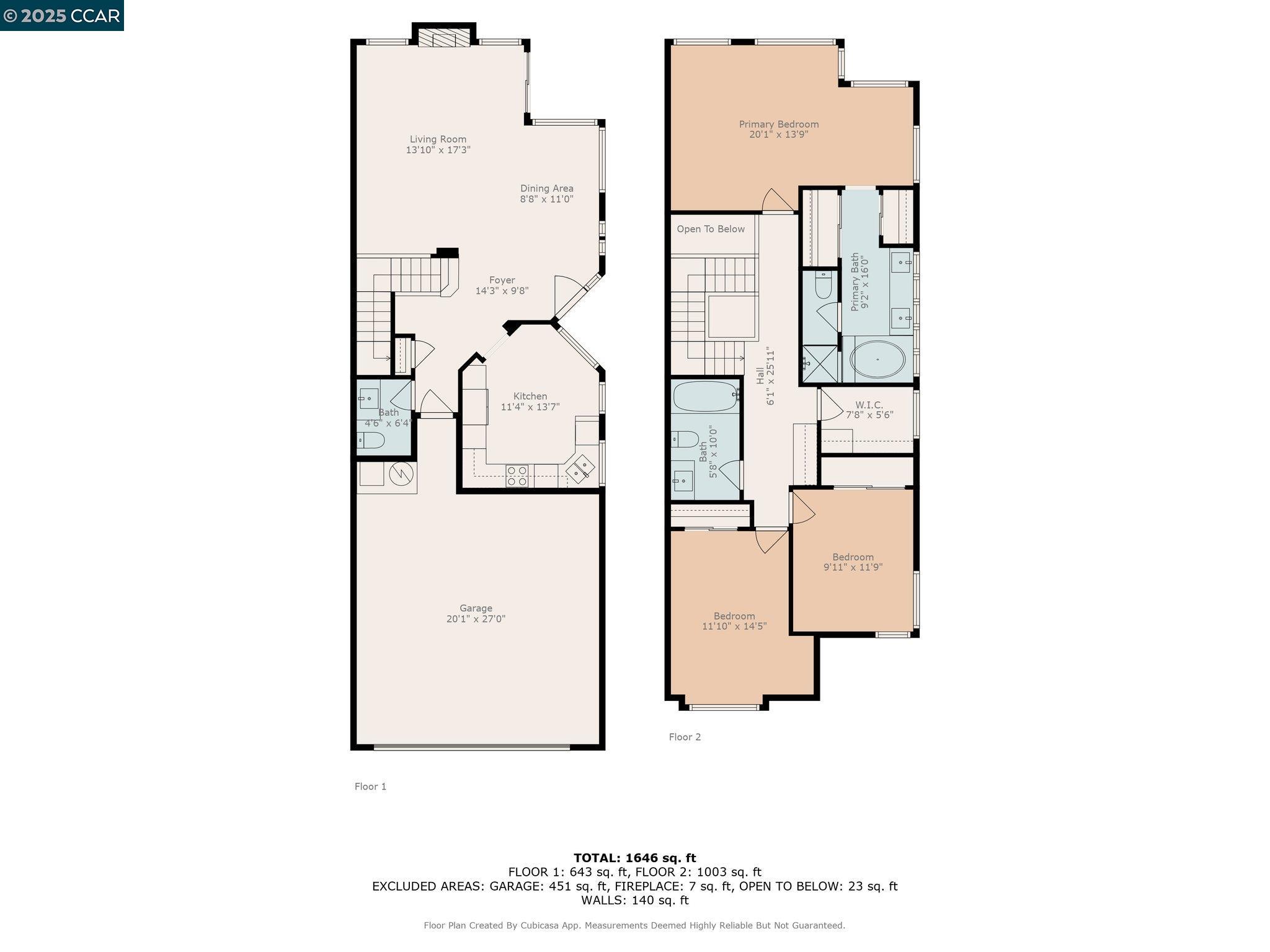 731 Lakemont Place, Unit 7 San Ramon, CA 94582 - Photo 6 of 55 a picture of a floor plan