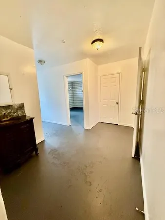 a view of a closet area