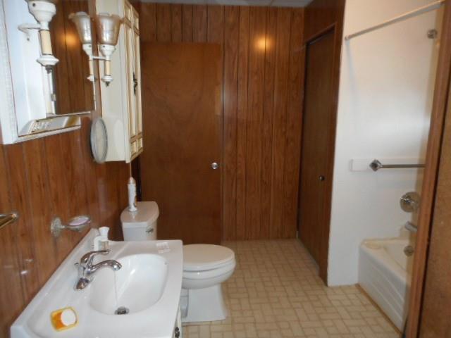 504 1st Street Charleroi, PA 15022 - Photo 16 of 24 a bathroom with a sink a toilet and shower