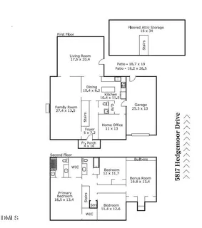 $750,000 | 5817 Hedgemoor Drive, Raleigh, NC 27612