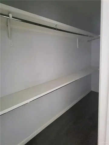 a view of a room with an empty space