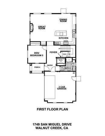 $2,398,000 | 1749 San Miguel Drive, Walnut Creek, CA 94596