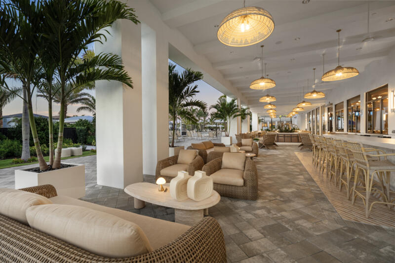 9547 Riverside Pk Drive Boca Raton, FL 33434 - Photo 72 of 96 LOE Clubhouse-Outdoor Dining Dusk-3358