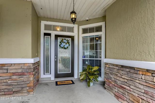 a view of lobby with furniture
