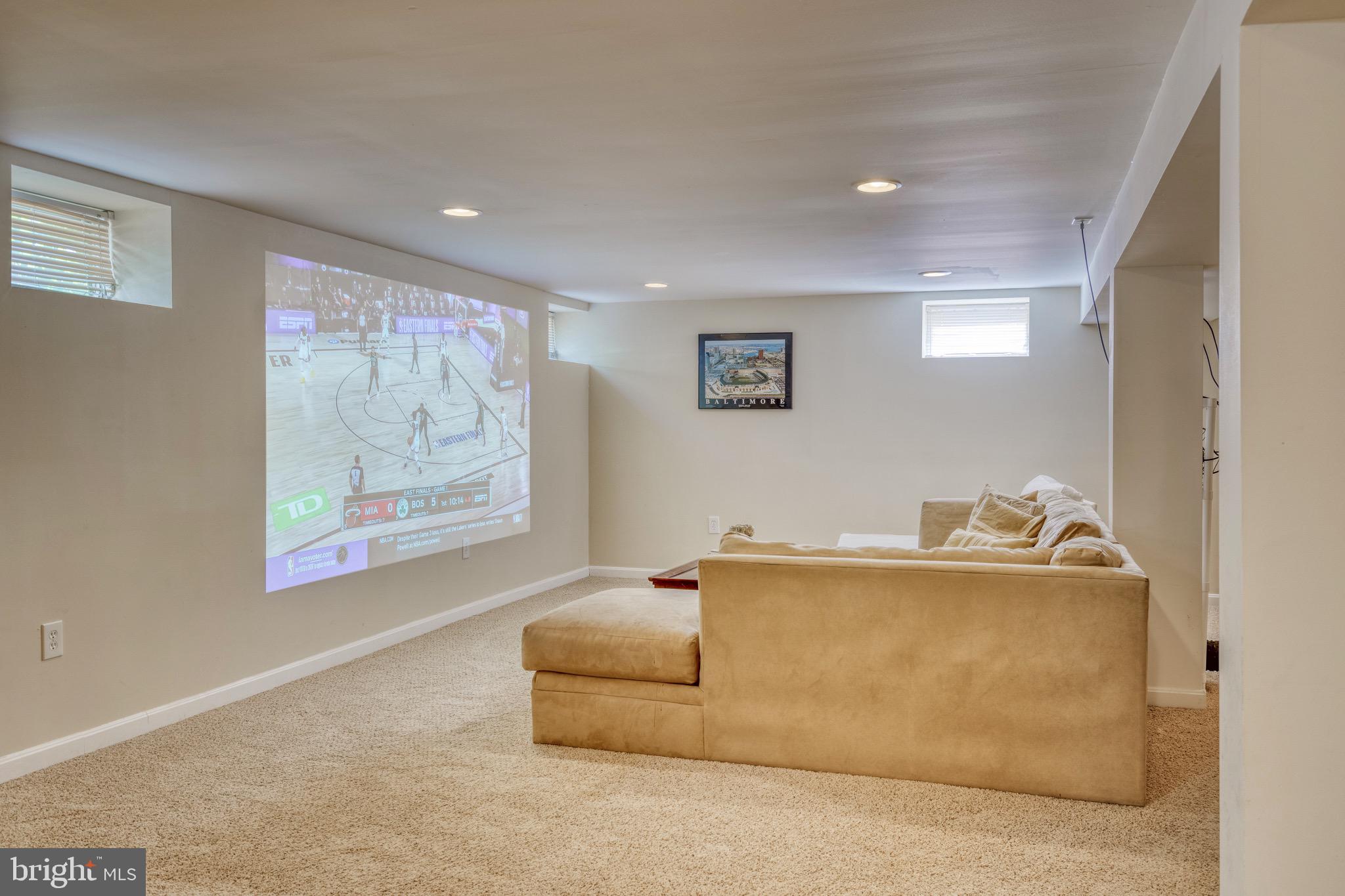 315 Garnett Road Joppa, MD 21085 - Photo 22 of 45 Projector Perfect for the Big Game!