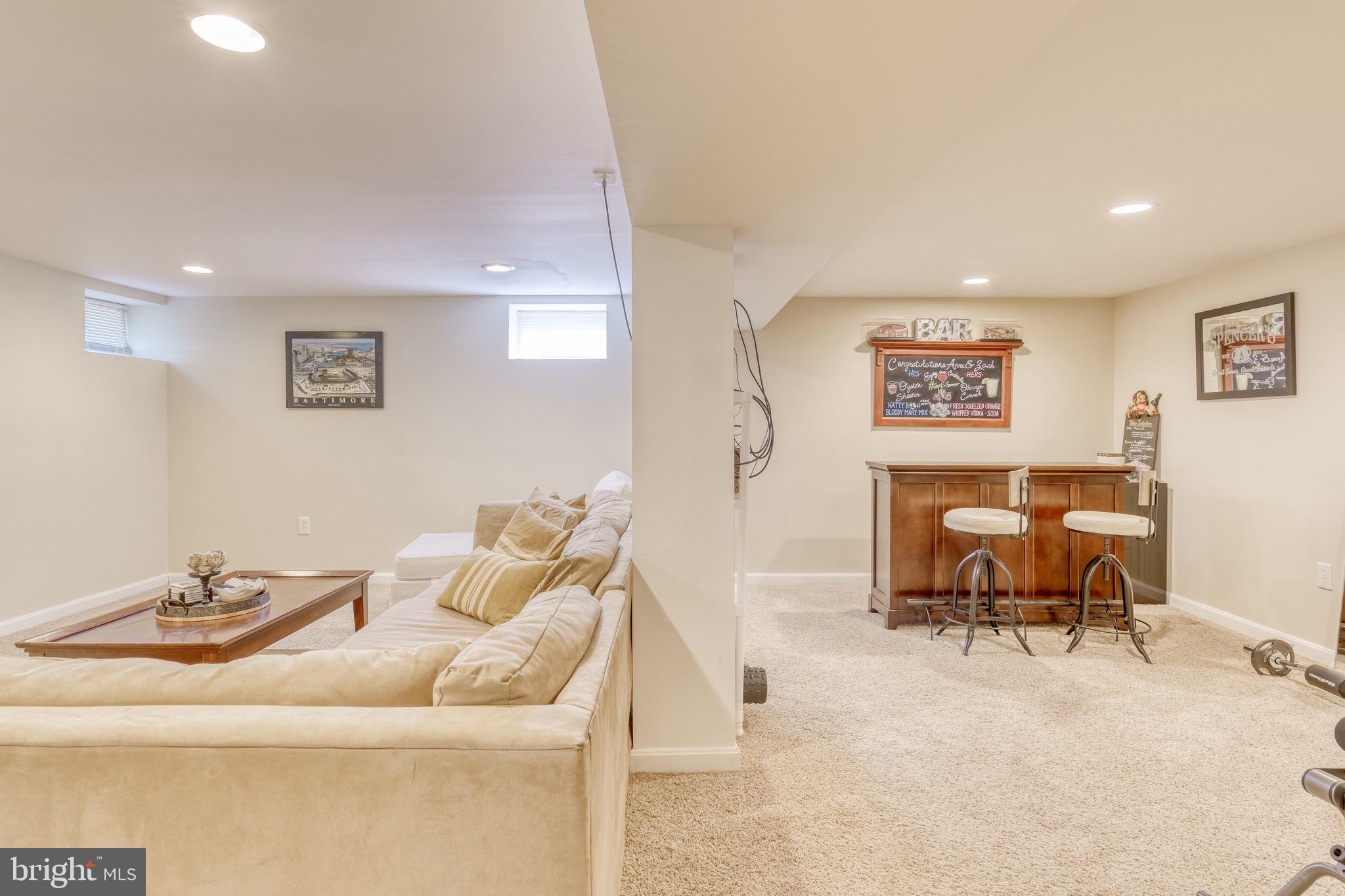 315 Garnett Road Joppa, MD 21085 - Photo 23 of 45 Finished Basement Bar