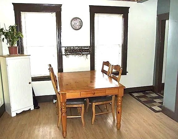 56 Plantation Street Worcester, MA 01604 - Photo 15 of 18 a view of a dining room with furniture and wooden floor
