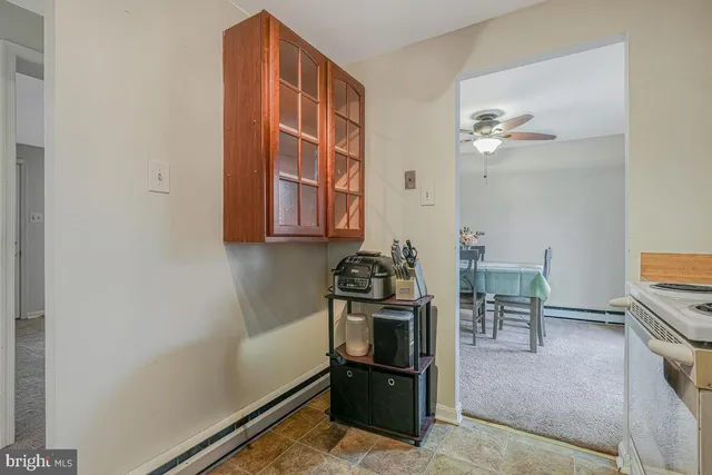 a view of a room with chairs