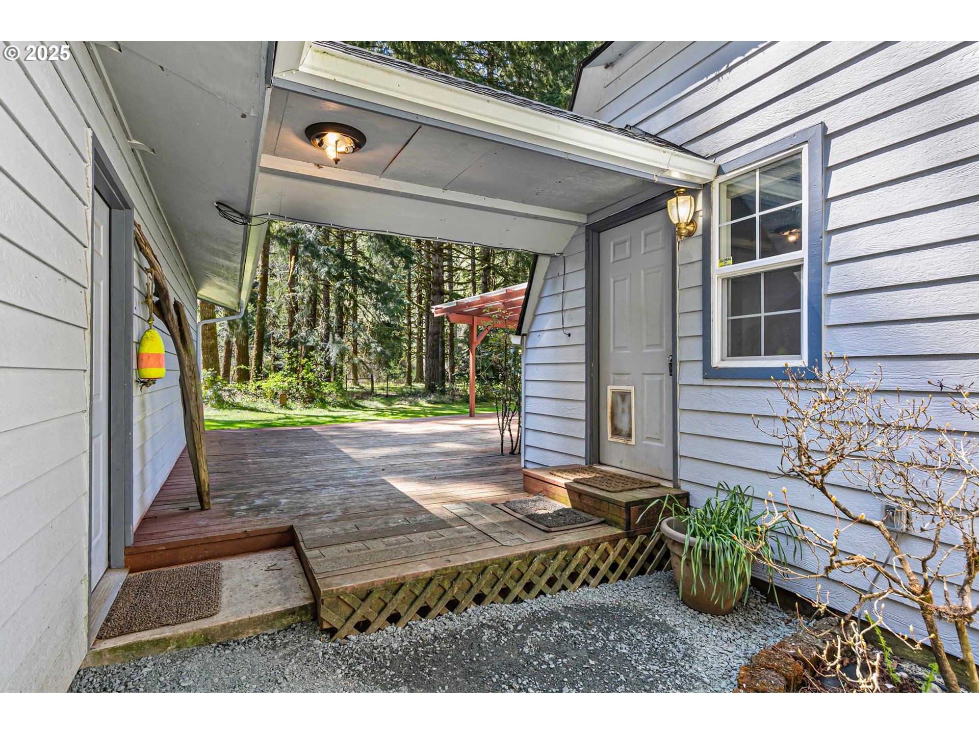 24458 Panther Creek Road Veneta, OR 97487 - Photo 11 of 46 a view of outdoor space and front view of a house