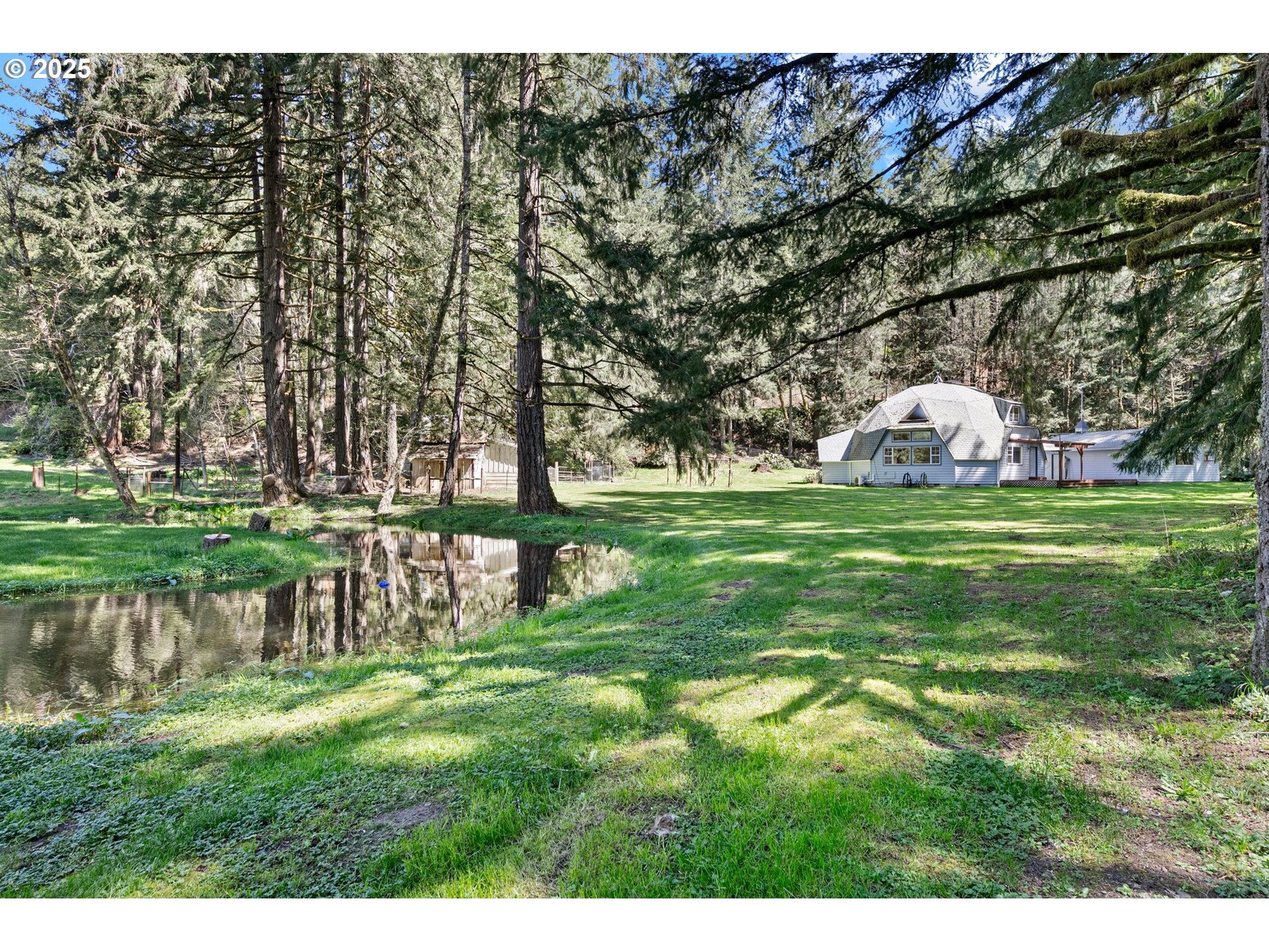 24458 Panther Creek Road Veneta, OR 97487 - Photo 5 of 46 a view of a park with large trees