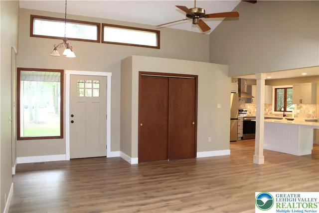 a view interior of a house and wooden floor