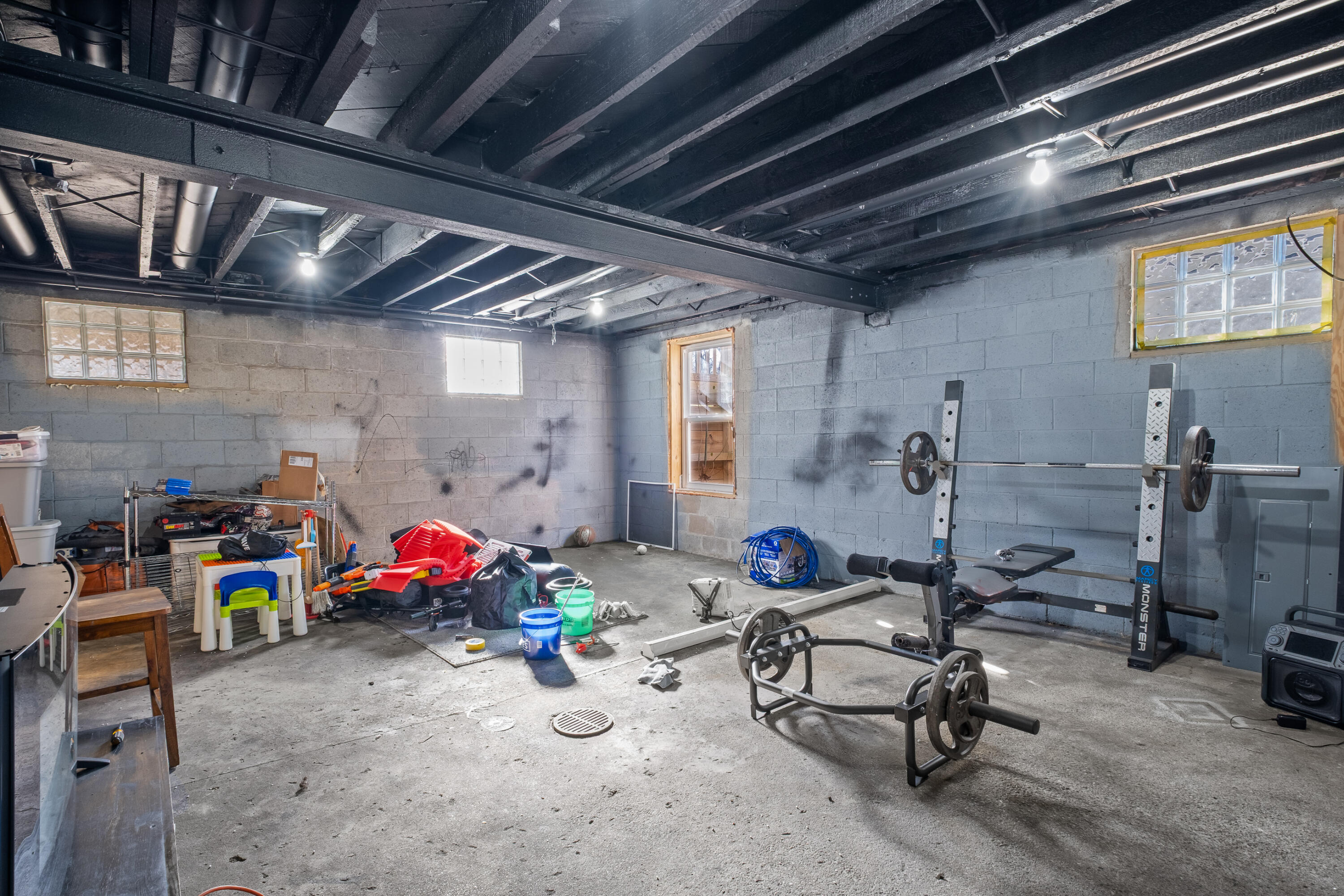 1114 Barnes Road Muskegon, MI 49442 - Photo 28 of 35 Unfinished basement with Egress Window