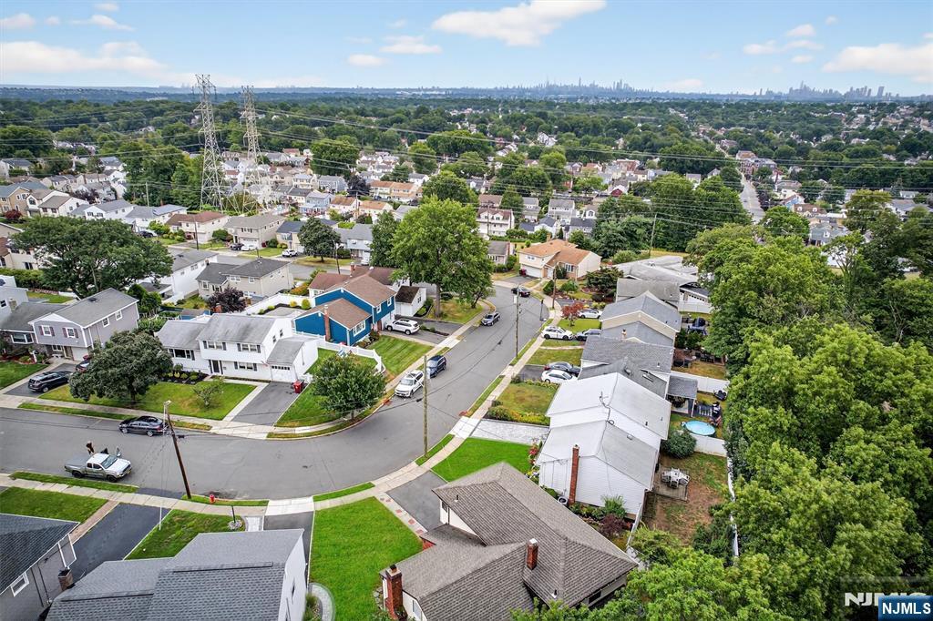 7 Faber Place Nutley, NJ 07110 - Photo 34 of 41 an aerial view of residential houses with outdoor space and street view